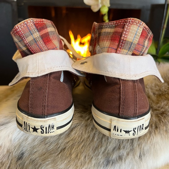 Converse unisex Chuck Taylor plaid high tops - Picture 3 of 10